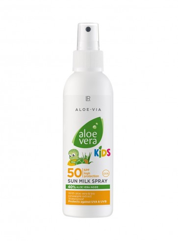 Aloe Vera Kinder Sonnenmilchspray LSF 50 