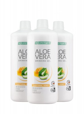 Aloe Vera Drinking Gel Honey 3er Pack